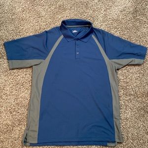 Blue-Gray Polo Shirt